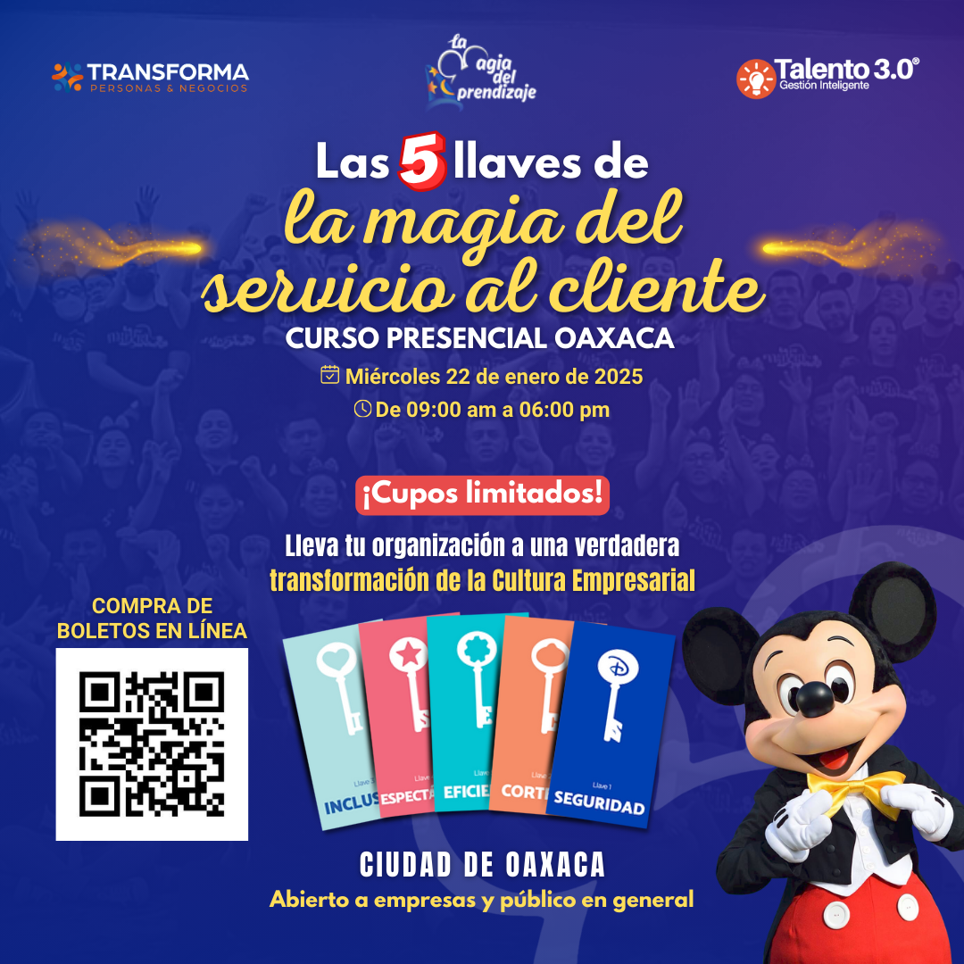 Las 5 Llaves de la Magia del Servicio al Cliente en Oaxaca